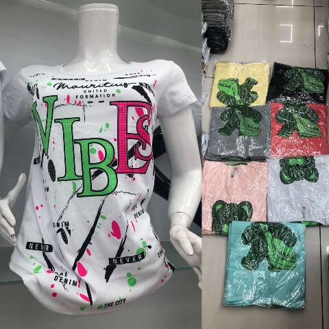 Bluzka Damskie 5285 Mix kolor M-XL 1