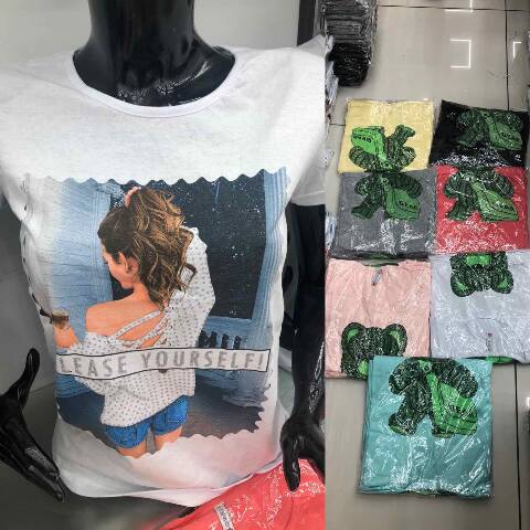 Bluzka Damskie 5287 Mix kolor M-XL 1