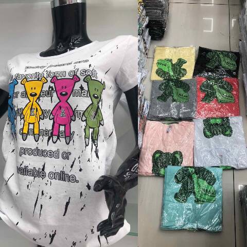 Bluzka Damskie 5292 Mix kolor M-XL 1