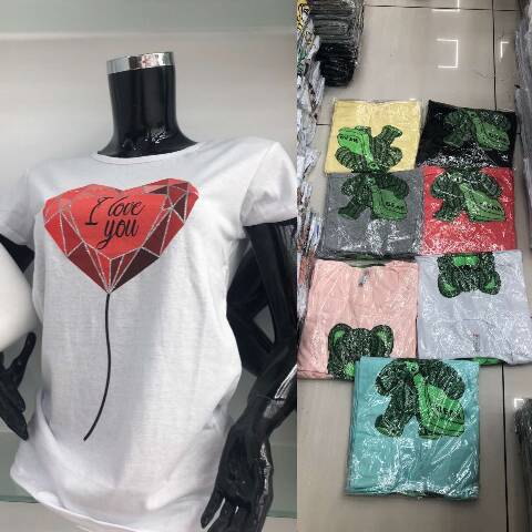 Bluzka Damskie 5293 Mix kolor M-XL 1