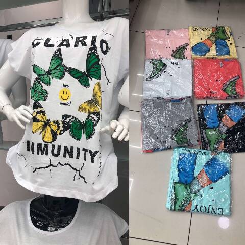 Bluzka Damskie 5299 Mix kolor 2XL-4XL (Towar Tureckie) 1