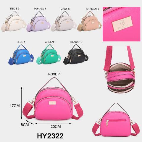 Torebka Damskie HY2322 Mix kolor Standard