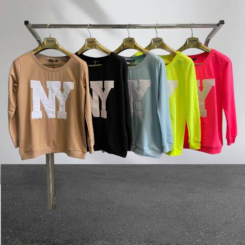 Bluza Damskie 5404 Mix kolor S-XL (Towar Tureckie)