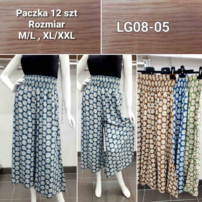 Spodnie damskie LG08-05 MIX KOLOR  M-2XL(Towar CHINA)