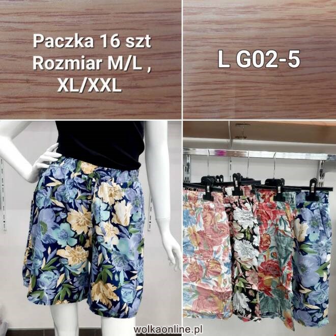 Szorty damskie  LG02-5 MIX KOLOR  M-2XL(Towar CHINA)