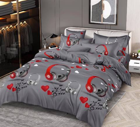 Komplet pościeli 3 części 5659 1 kolor 160x200