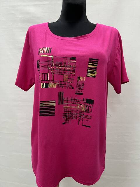 Bluzka Damskie 5902 1 kolor 46-52 (Towar Polskie)