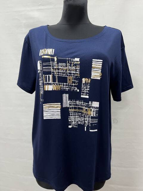 Bluzka Damskie 5904 1 kolor 46-52 (Towar Polskie)