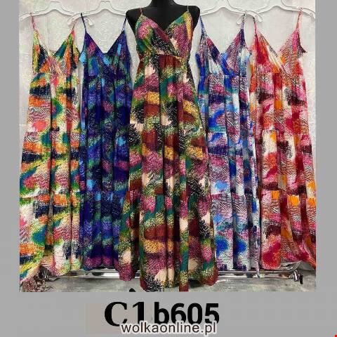 Sukienka Damskie B605 Mix kolor M-2XL