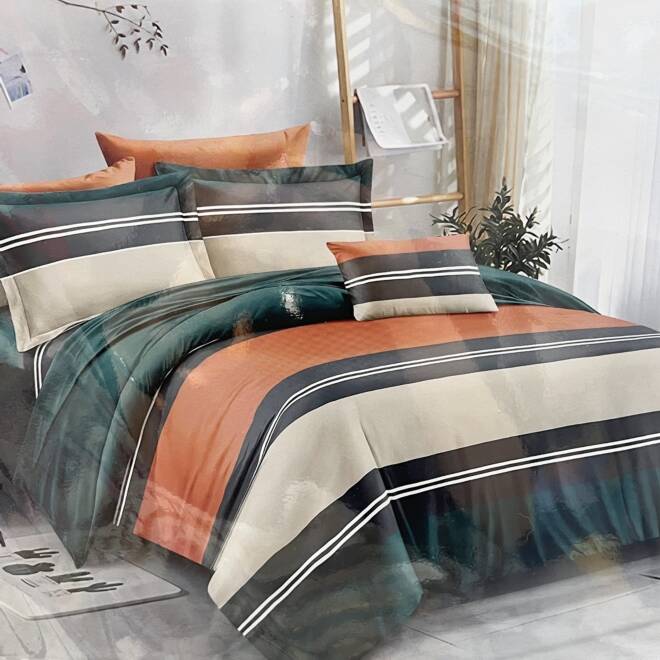 Komplet Pościeli 4 Części E1545 1  kolor  160 x 200 1