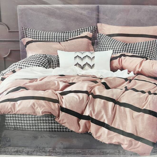 Komplet Pościeli 4 Części E1555 1  kolor  160 x 200