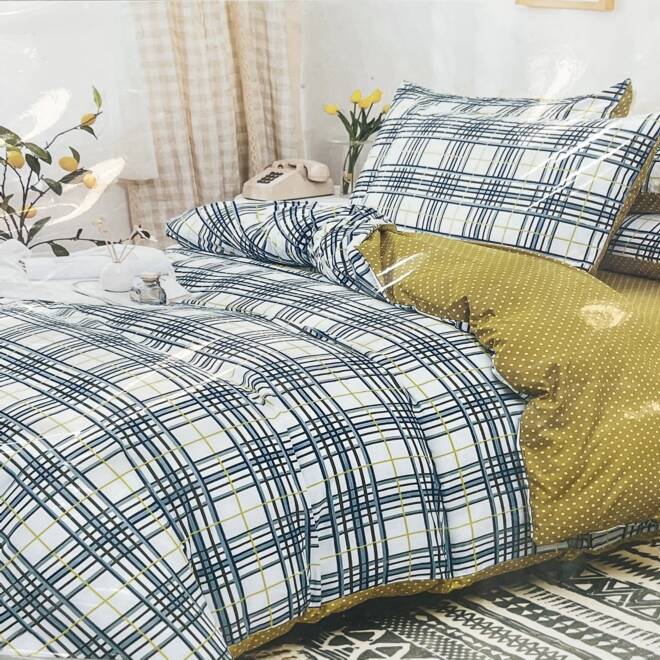 Komplet Pościeli 4 Części E1571 1  kolor  160 x 200