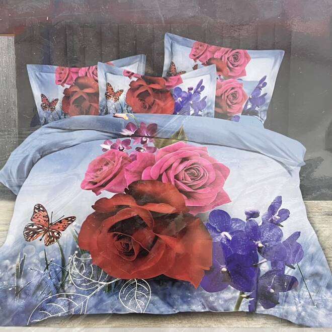 Komplet Pościeli 4 Części E1582 1  kolor  160 x 200 1