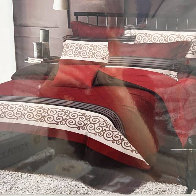 Komplet Pościeli 4 Części E1583 1  kolor  160 x 200