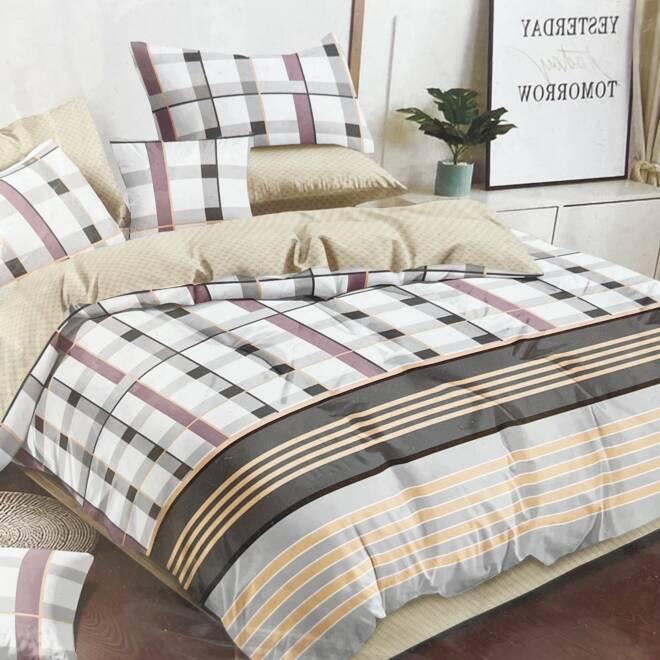 Komplet Pościeli 4 Części E1598 1  kolor  160 x 200 1