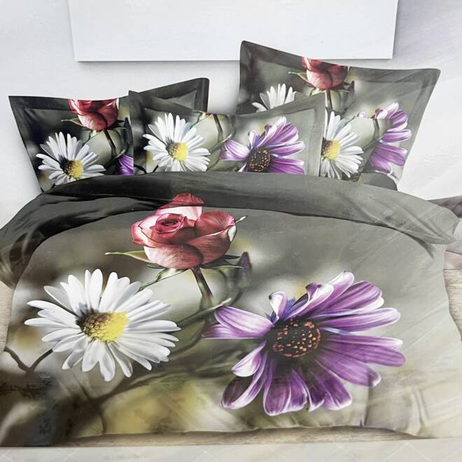 Komplet Pościeli 4 Części E1601 1  kolor  160 x 200 1