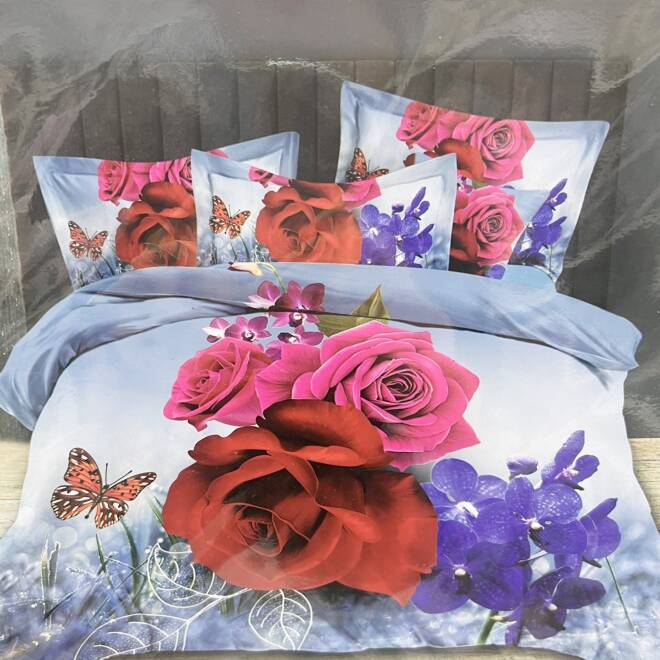 Komplet Pościeli 4 Części E1614 1  kolor  160 x 200 1