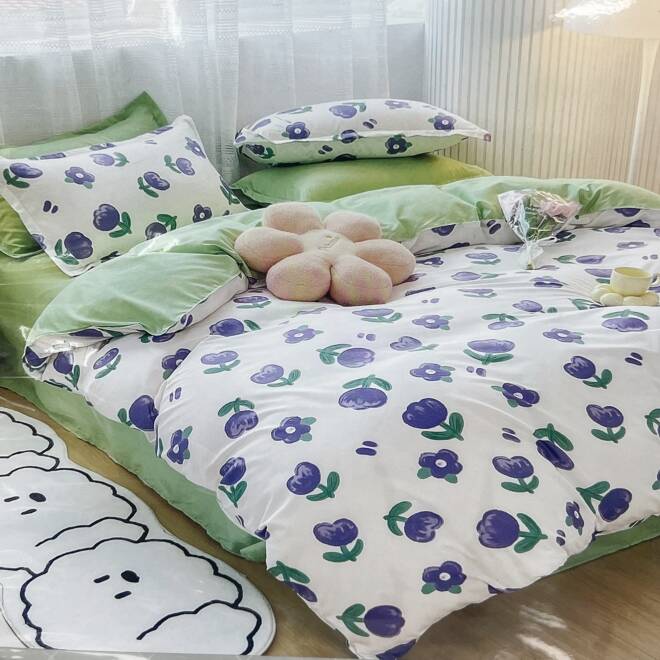 Komplet Pościeli 4 Części E1651 1  kolor  160 x 200 1