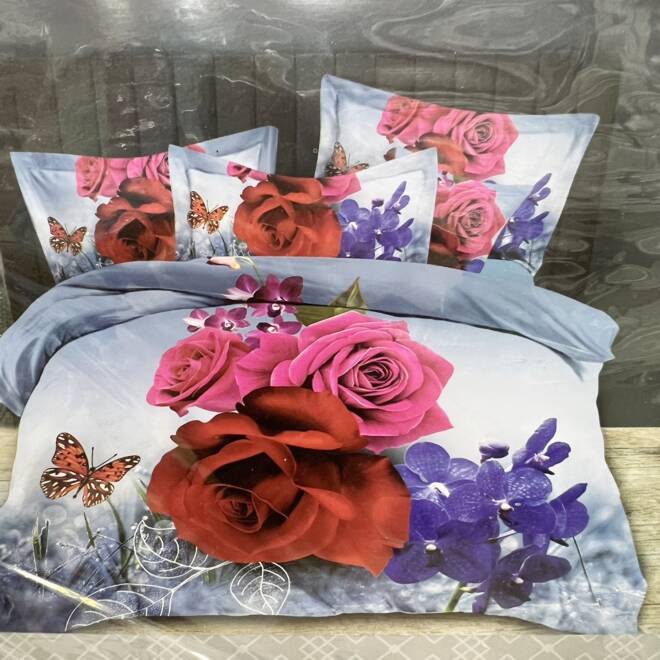 Komplet Pościeli 4 Części E1671 1  kolor  160 x 200 1