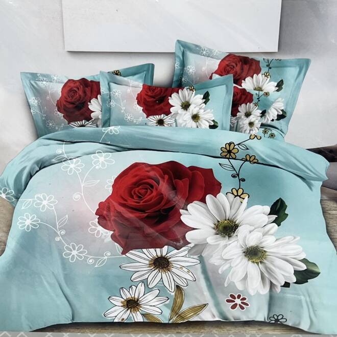 Komplet Pościeli 4 Części E1674 1  kolor  160 x 200 1