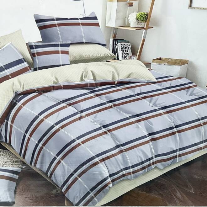 Komplet Pościeli 4 Części E1677 1  kolor  160 x 200 1