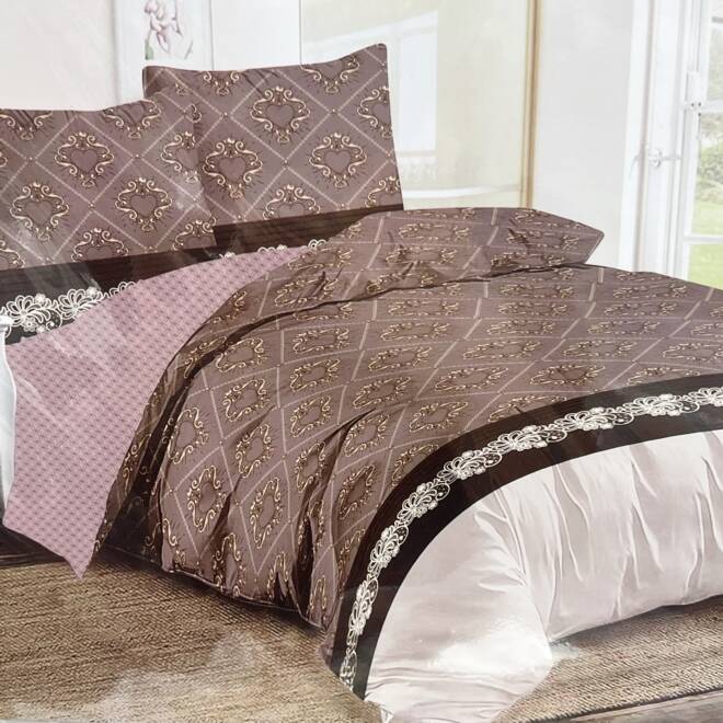 Komplet Pościeli 4 Części E1686 1  kolor  160 x 200 1