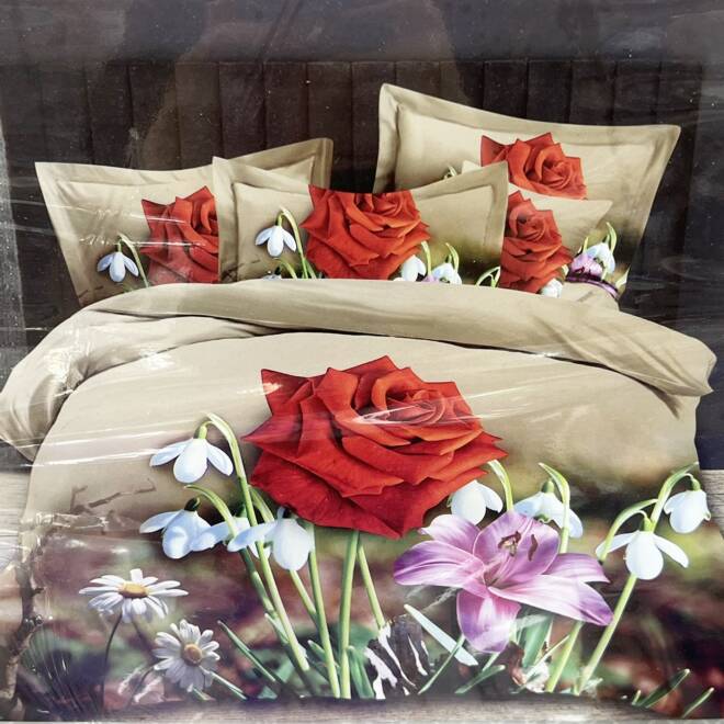 Komplet Pościeli 4 Części E1690 1  kolor  160 x 200 1