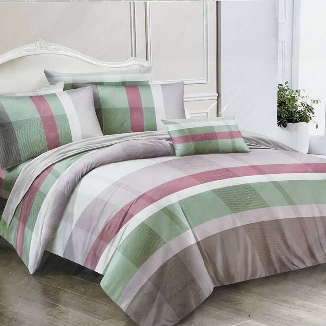 Komplet Pościeli 4 Części E1712 1  kolor  200 x 220