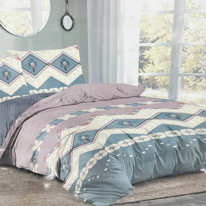 Komplet Pościeli 4 Części E1731 1  kolor  200 x 220