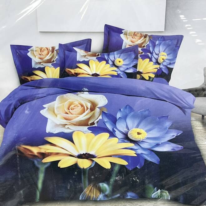 Komplet Pościeli 4 Części E1740 1  kolor  200 x 220