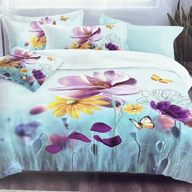 Komplet Pościeli 4 Części E1744 1  kolor  200 x 220