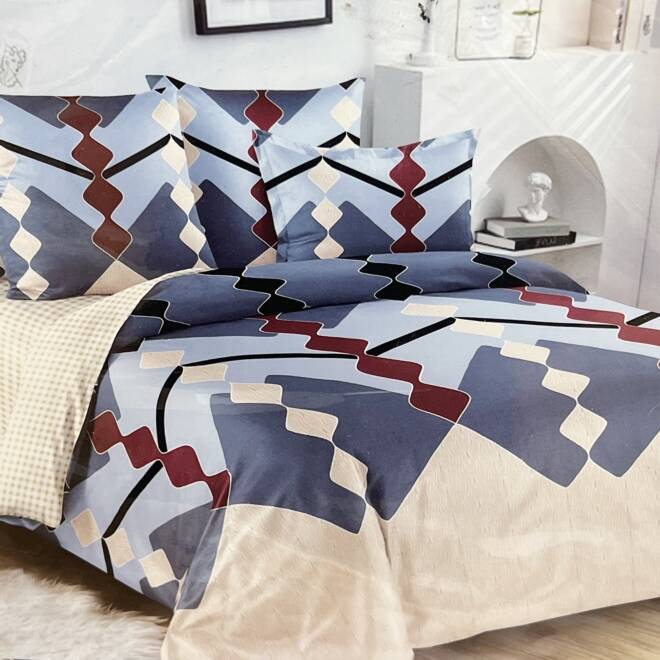 Komplet Pościeli 4 Części E1754 1  kolor  200 x 220