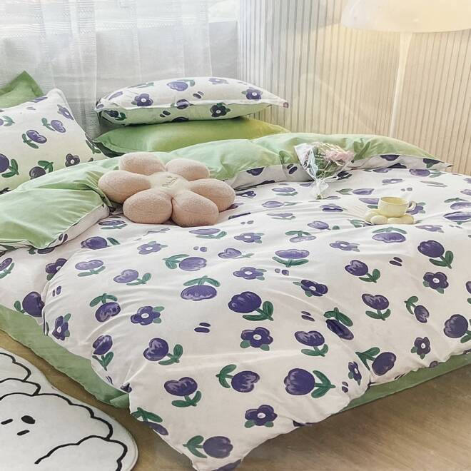 Komplet Pościeli 4 Części E1756 1  kolor  200 x 220 1