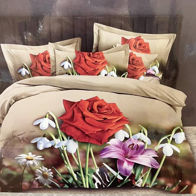 Komplet Pościeli 4 Części E1766 1  kolor  200 x 220 1