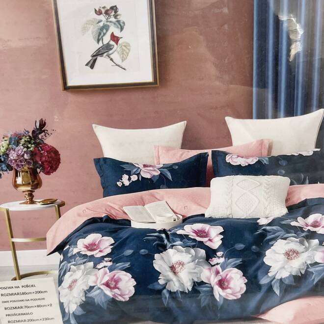 Komplet Pościeli 4 Części E1782 Mix wzory  180 x 200