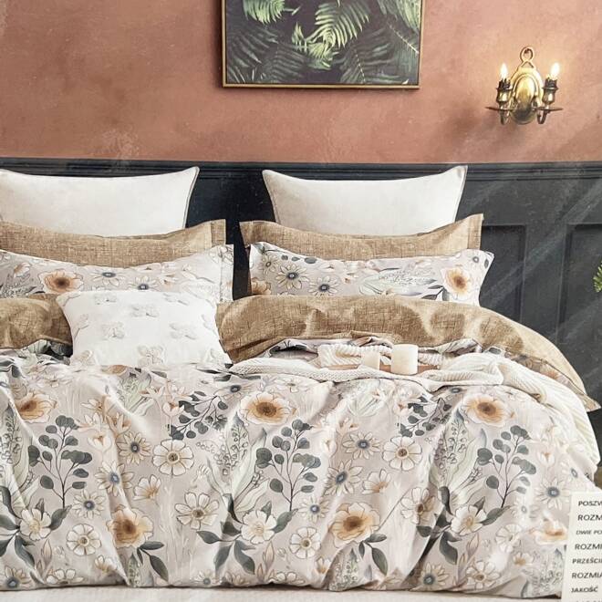 Komplet Pościeli 4 Części E1787 Mix wzory  180 x 200