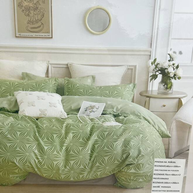 Komplet Pościeli 4 Części E1799 Mix wzory  180 x 200