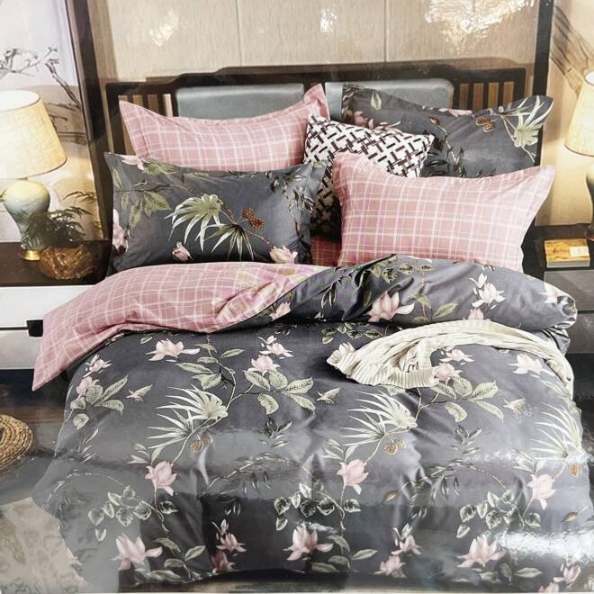 Komplet Pościeli 4 Części E1803 Mix wzory  140 x 200