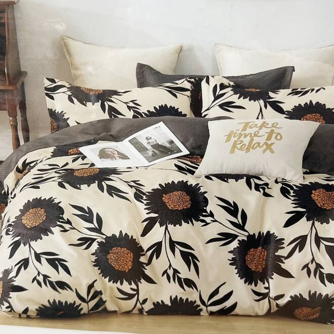 Komplet Pościeli 4 Części E1806 Mix wzory  140 x 200 1