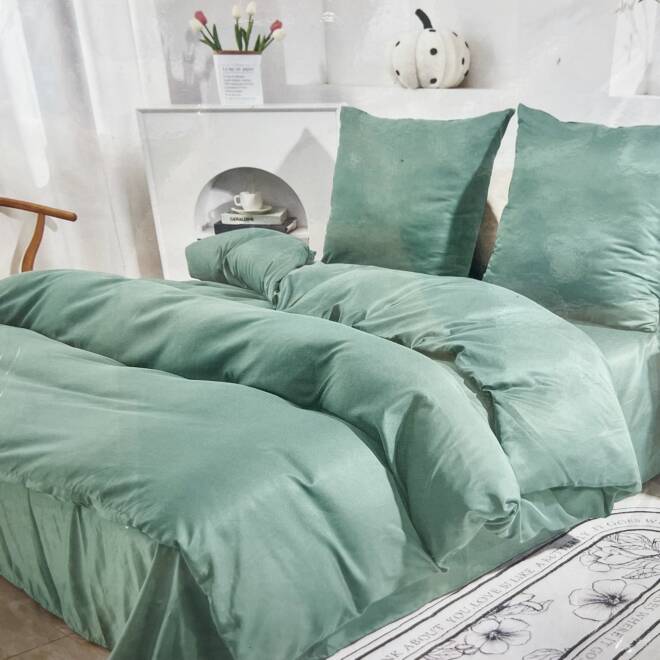 Komplet Pościeli 4 Części E1813 Mix wzory  160 x 200