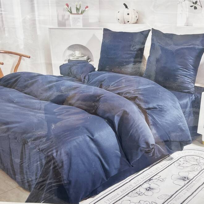 Komplet Pościeli 4 Części E1815 Mix wzory  160 x 200 1