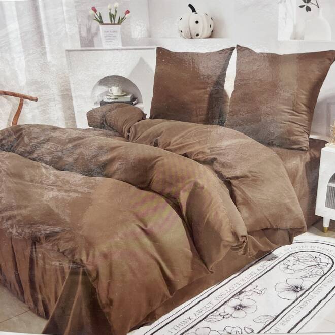 Komplet Pościeli 4 Części E1824 Mix wzory  160 x 200 1