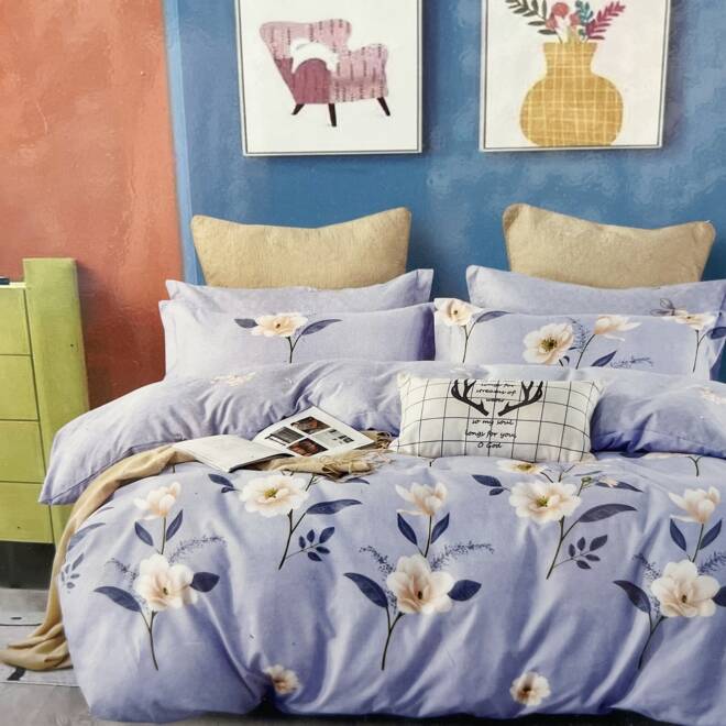 Komplet Pościeli 4 Części E1828 Mix wzory  160 x 200 1