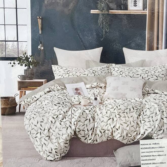 Komplet Pościeli 4 Części E1836 Mix wzory  140 x 200 1