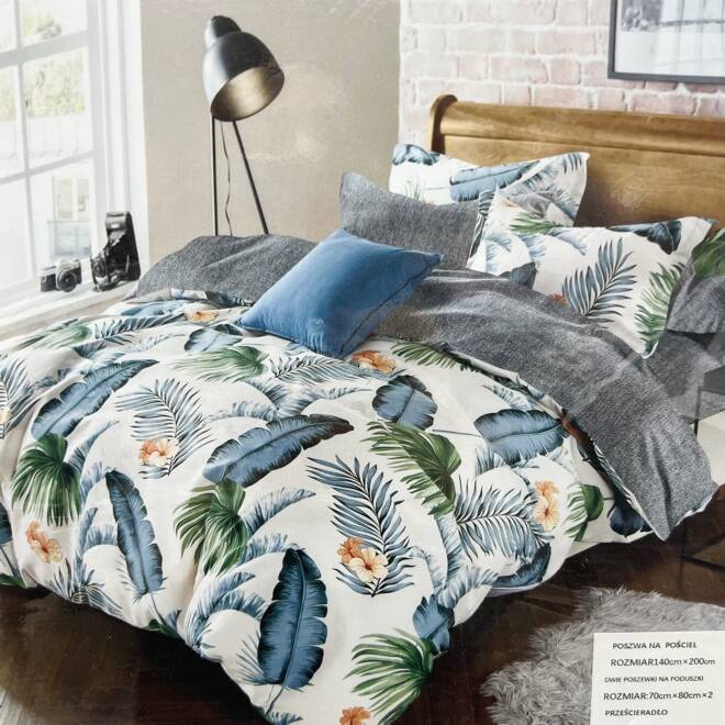 Komplet Pościeli 4 Części E1837 Mix wzory  140 x 200 1