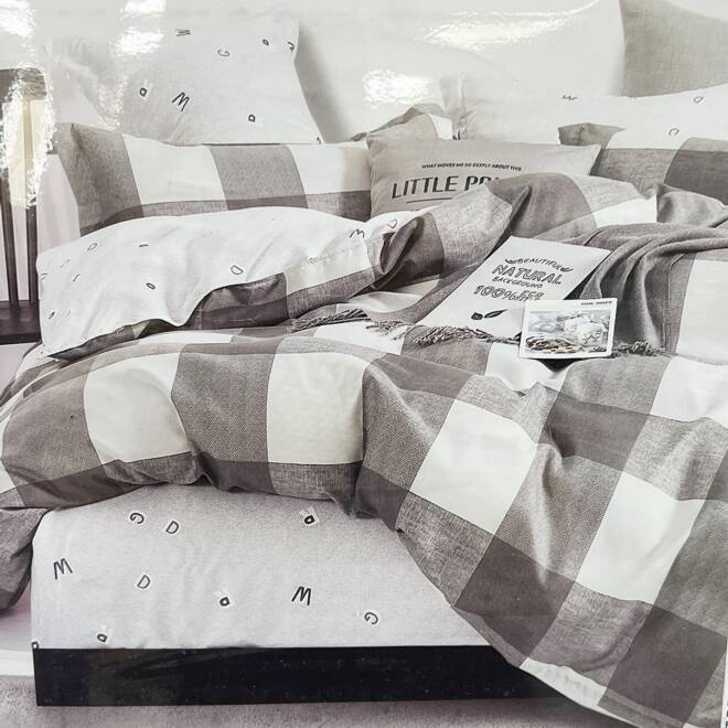 Komplet Pościeli 4 Części E1840 Mix wzory  200 x 220 1