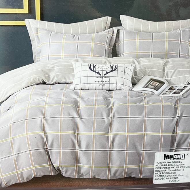 Komplet Pościeli 4 Części E1848 Mix wzory  200 x 220 1