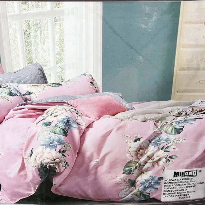 Komplet Pościeli 4 Części E1850 Mix wzory  200 x 220 1
