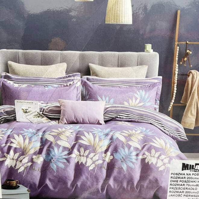 Komplet Pościeli 4 Części E1856 Mix wzory  200 x 220 1