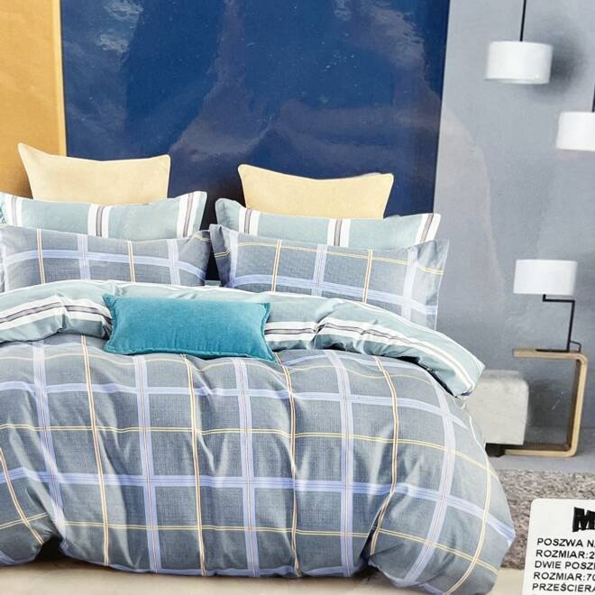 Komplet Pościeli 4 Części E1858 Mix wzory  200 x 220 1